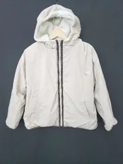 ◇ ⊇ OFALO オファロ リバーシブル 長袖 ボア ジャケット サイズM ホワイト ベージュ レディース E  【1505290022804】