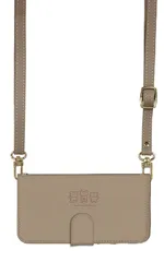 Galaxy S23 SC-51D SCG19 ケース 手帳型 ギャラクシーS23 スマホケース スマホショルダー レザー ストラップ クリア ペア かわいい シンプル 調節可能 130cm  カラー02