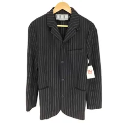 ジャンフランコフェレ GIANFRANCO FERRE イタリア製 ピンストライプ ジップアップ テーラードジャケット メンズ EUR：46 のサムネイル