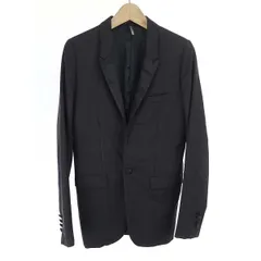 475センチ肩幅Dior HOMME ディオールオム 09SS リネン ナイロン スモーキングスペンサージャケット テーラードジャケット 9E3122811001 ブラウン