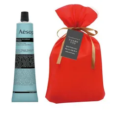 【ギフトラッピング済】イソップ Aesop レバレンスハンドバーム 75ml ハンドクリーム ハンドケア ギフト プレゼントオリジナルメッセージカード付き (Red)