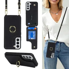 【特売】S22 S22 S22 S22 手帳型ケース【RFID機能】Galaxy 5G 5G 5G 背面ポケット付き【上下開】Galaxy ケース 財布型case ケース ショルダー ショルダー 斜めがけ カード収納 首かけ 肩掛け クロスボディ 用 360°