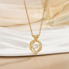 エレガントなペンダントネックレス ペンダント ネックレス ハートネックレス チャームネックレス アクセサリー ジュエリー レディースネックレス ロングネックレス ファッション ゴールデンネックレス 銅 おしゃれ お洒落