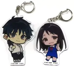 【中古】雑貨 [単品] 乙骨憂太＆祈本里香 描きおこしアクリルキーホルダー2個セット 「Blu-ray/DVD 劇場版 呪術廻戦 0 豪華版 HMV・＠Loppi限定セット」 同梱特典