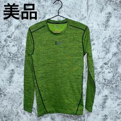 UNDER ARMOUR　アンダーアーマー　アンダーシャツ　トップス　薄手　無地　春　夏　秋　冬【size F】　グリーン　緑　深緑　ブラック　黒