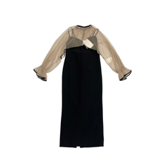 【新品未使用タグ付】AMERI VINTAGE MANY WAY AIRY VEIL DRESS 2022　ブラック　Sサイズ　アメリヴィンテージ