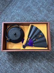 【新品未使用】南部鉄器　急須　扇子