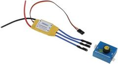 RCモデル飛行機用モーター速度コントローラー付きDC 12V 30A ESCブラシレス