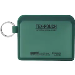 キングジム テクスポーチ シリコン素材 マルチポーチ スリム カーキ TXP400カ- （1点）