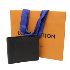 未使用 ルイヴィトン タイガ ポルトフォイユミュルティプル M30531 ノワール 二つ折り札入れ メンズ