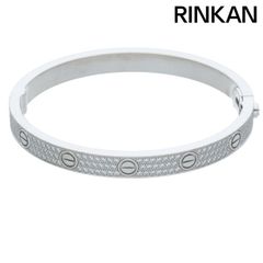 カルティエ  LOVE BRACELET PAVE DIAMONDS ラブブレス 18KWG PAVEダイヤ ラブブレスレット メンズ 18