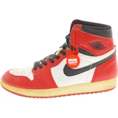 NIKE (ナイキ) 1994年復刻 AIR JORDAN 1 HIGH CHICAGO エアジョーダン1ハイ シカゴ ハイカットスニーカー ホワイト/レッド 130207-101 US8/26cmのサムネイル