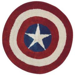 MARVEL 캡틴 아메리카 쉴드 러그 매트 상품 마블 러그