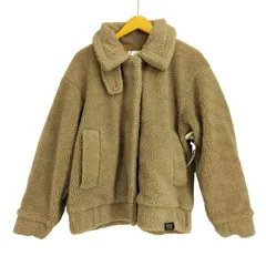 ミルクフェド MILKFED. 23aw LOGO COLLAR BOA JACKET ロゴカラーボアジャケット レディース ONE SIZE 