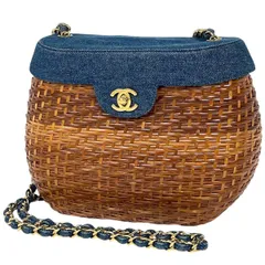 CHANEL かごバッグ vintageレアシャネルGカード、袋、箱付中古❗️ 2025年最新】CHANEL かごバッグの人気アイテム - メルカリ