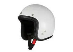 バイクヘルメット ジェット ホワイト バイクパーツセンター 7506 FREE (頭囲 57cm~60cm未満)