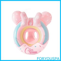 【特価商品】Nobuwile浮き輪 ベビー 足入れ 子供用 うきわ 幼児 フロート 透明 プール用 水遊び スイムリング お風呂 浮き具 空気入れ 強い浮力 超可愛い 男の子 女の子 兼用 こどもの日 0-4歳 3-8歳 プレゼント 収納袋付き