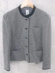 ◇ CORDIER コルディア 長袖 ジャケット 9 グレー ホワイト *  【1002800191635】