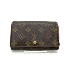 ◆LOUIS VUITTON◆ルイヴィトン  モノグラム ポルトモネ ビエ トレゾール 折りたたみ財布