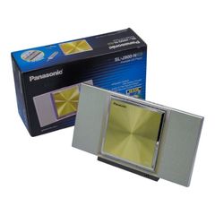 松下電器産業株式会社 Panasonic ポータブルCDプレーヤー ドッキンスタイル SL-J900-N ゴールド 中古 a1