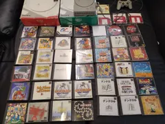 PlayStation 1本体 SCPH-5000(グリーン箱)+ SCPH-5500(赤箱)とゲームソフト11本セット