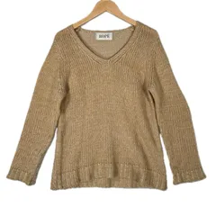 ROPE' ロペ レディース 長袖ニット アクリル ベージュ M【中古】