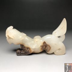UM13-24 中国美術　玉製　文化　革命時代　舞者　置物　人形 UM13-24 中国美術 玉製 文化 革命時代 舞者 置物 人形 - メルカリ
