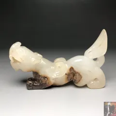 和田白玉 寿老人 唐物 清朝 羊脂玉 最高ランク 羊脂白玉 寿老人 SC1002 | 和田玉・天珠販売 アンティーク