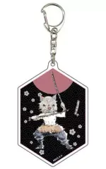 【中古】キーホルダー・マスコット(キャラクター) 嘴平伊之助 「鬼滅の刃 アクリルキーホルダー 01.グラフアートデザイン」