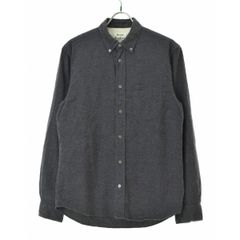 【AcneStudios】ISHERWOOD BRFL CLASSIC FIT 起毛 ボタンダウン長袖シャツ