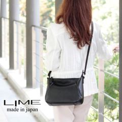 ショルダーバッグ レディース 本革 小さめ シンプル 高級 おしゃれ LIME 2026 ブラック