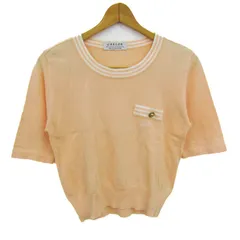 イエーガー カシミヤ 半袖ニット Mサイズ マゼンタピンク モックネック