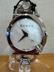 ■【美品】GUCCI グッチ YA122506 122.5 キオド クォーツ時計 稼働品 A25-1831