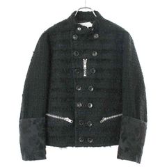 HERMES エルメス モヘヤニットガウンコート ブラック 40 - メルカリ 