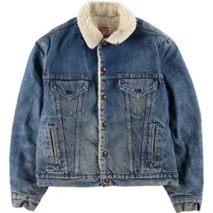 古着 80~90年代 リーバイス Levi's 70608-0216 デニムボアジャケット USA製 メンズL相当 ヴィンテージ/eaa503459