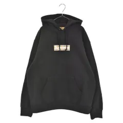 SUPREME (シュプリーム) 22SS×BURBERRY Box Logo Hooded Sweatshirt ×バーバリー ボックスロゴフーデッドシャツ スウェットプルオーバーパーカー ブラックのサムネイル
