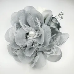 コサージュ 卒園式　卒業式　入園式入学式 結婚式 発表会 ＊フォーマルコサージュ＊パールブローチC36