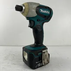 ЗЗMAKITA マキタ 14.4v インパクトドライバ バッテリーx1付 ※充電器無し TD130D ブルー