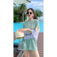 ☆ ミントグリーン ☆ Lサイズ ☆ 水着 kswimsuit08 水着 レディース セパレート 体型カバー セパレート水着 スイムスーツ スイムウェア おしゃれ かわいい ショートパンツ カジュアル 中学生 高校生 ラッシュガード スポーツ ビキニ