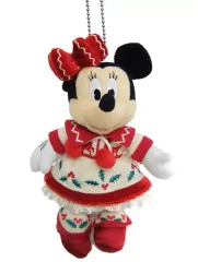 【中古】ぬいぐるみ ミニーマウス(ディズニー・クリスマス・ストーリーズ) ぬいぐるみバッジ 「クリスマス・ファンタジー2015」 東京ディズニーランド限定