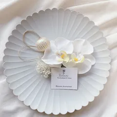 髪飾り 成人式 和装 結婚式 白無垢 胡蝶蘭 ドライフラワー 水引　花飾り