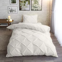 【人気商品】洗える ダイヤタック ピーチスキン加工 なめらか 約150×210cm IN24052-07 シングルロング アイボリー 「サラ」 (イニコ) 掛け布団カバーinico メリーナイト