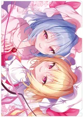 東方project レミフラ　フラン　パジャマ　美少女　クリアファイル　VY14 東方project レミフラ フラン パジャマ 美少女 クリアファイル