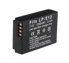 PSE認証 LP-E12 CANON キャノン EOS Kiss X7 M M2 バッテリー 1200mAh 交換 電池 互換品