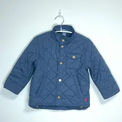 【211199】Polo by Ralph Lauren ポロ バイ ラルフローレン  中綿入り　キルティング コート　ジャケット　男の子　3/3T  ・ ネイビー