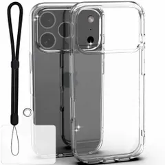 新品 【ｋａｗａｙｌＪＰ】対応 iPhone17 pro max 用の ケース クリア 耐衝撃 耐久性 黄変防止 黄ばみなし 擦り傷防止 精密穴位置 落下防止 指紋防止 透明 TPU 薄型軽量 柔らかい手触り いphone17promax ソフト 保護カバー