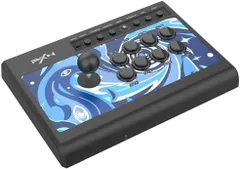 [新品※未使用] PXN 008 アーケードスティック ファイトスティック ジョイスティック ターボと緑軸メカニカルボタン付き ゲームコントローラー Xbox one、Xbox series s/x、PC、PS4、Switch、Android、PS3に適用