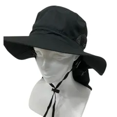 ☆ ブラック ☆ UVカット帽子 サファリハット UVカット 帽子 レディース 日よけ 首の後ろ サファリハット 折りたたみ帽子 つば広帽子 撥水 おりたたみ 折りたたみ 夏 春 秋 アウトドア 運動会 観戦 見学 ガーデニング 農業 庭 手入れ