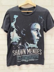 ◯ SHAWN MENDES Illuminate word tour 2017 Tシャツ ショーンメンデス イルミネート ワールドツアー アメリカ バックプリント グラフィック 洋楽 ブラック 希少