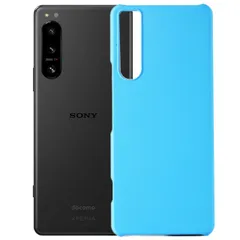 Xperia 5 IV ケース SO-54C SOG09 A204SO エクスペリア5 マーク4 耐衝撃 シンプル さらさら ハード ケース 【Color】 スカイブルーのサムネイル